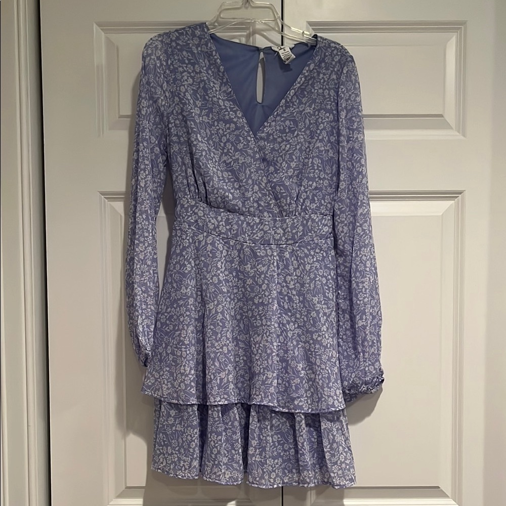 Floral Blue Dress